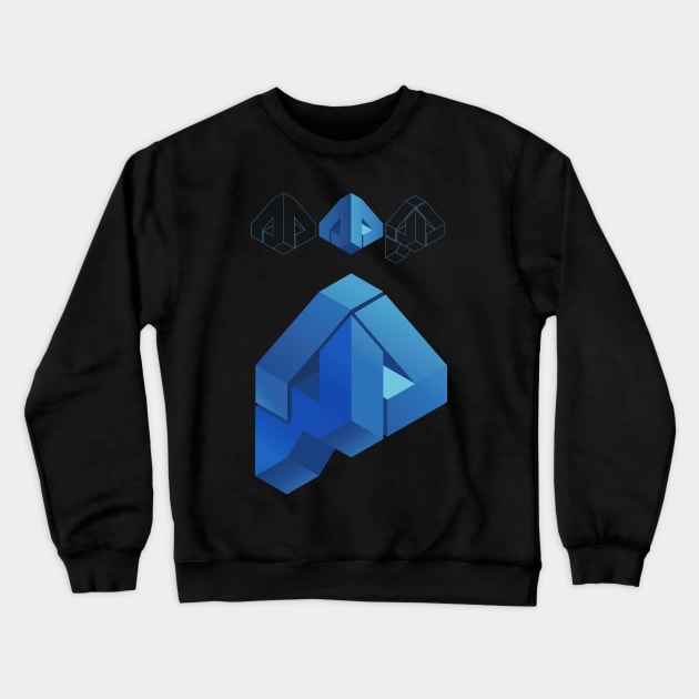 3d Crewneck Sweatshirt by malic